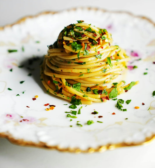 Four ingredients. Twenty minutes. One very good bottle of olive oil.